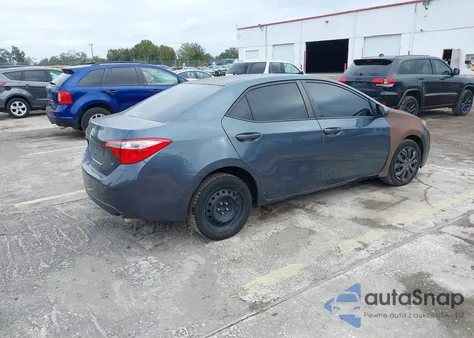 2014 Toyota Corolla Le z USA, uszkodzony, nr VIN 2T1BURHE6EC121307